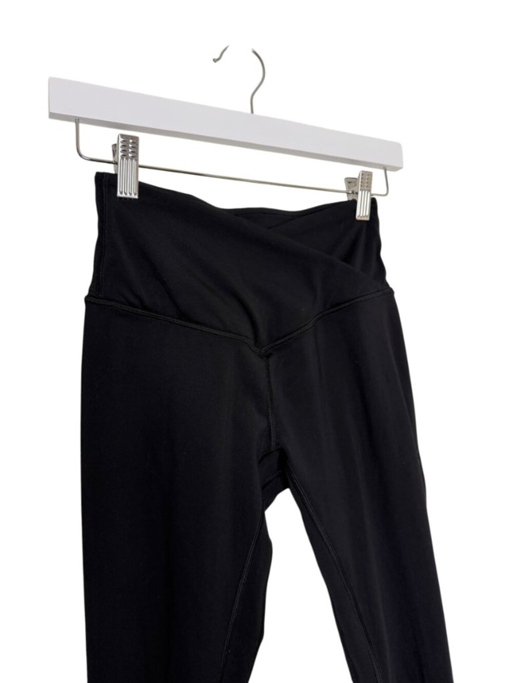 Victorias Secret Crossover Yoga Pants Active Leggings Workout Running Black 4 - Picture 2 of 4